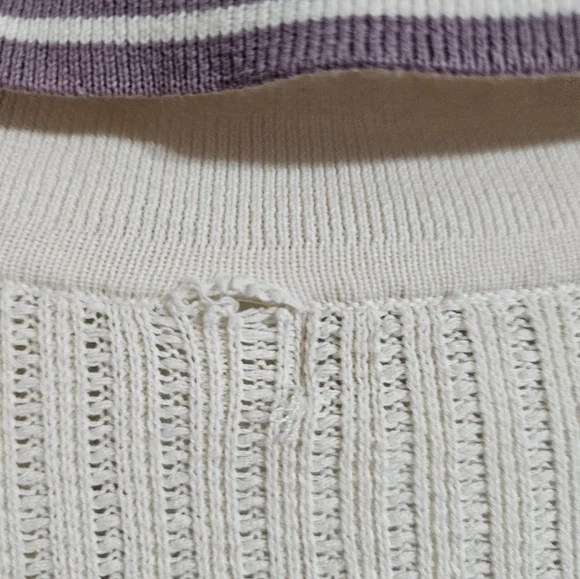 Urban Outfitters Standard Cloth Mens Small Oversized Knit Polo Shirt Preppy Y2K - Picture 6 of 8